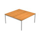 Scrivania Bench senza divisorio Artexport Presto Venere Plus 140x164x72,5cm noce - 662B / NOPAR/4