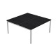 Scrivania Bench senza divisorio Artexport Presto VenerePlus 140x164x72cm nero frass. - 662B / NOPAR/