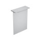 Sopralzo reception Artexport Presto lineare 80x30x115h grigio RB/80/9