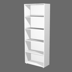 Libreria componibile Artexport Protocollo cm 76 x 196h Bianco LA-L76-3