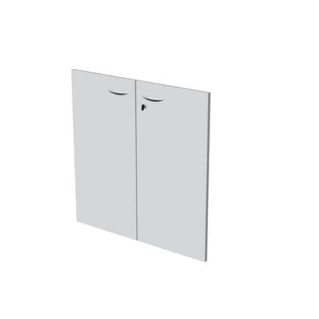 Libreria componibile Artexport Protocollo coppia ante basse Grigio CAB-L76-H81-S-9