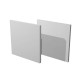 Libreria componibile Artexport Maxicolor - Set 2 dietri Grigio alluminio 2R-MaxC-5