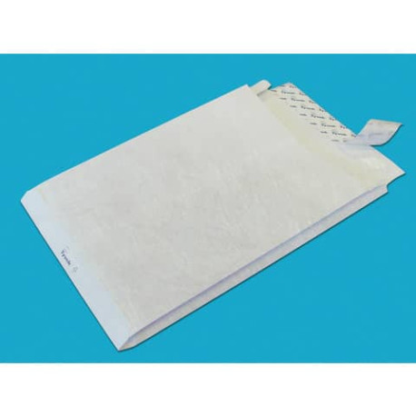 Buste a sacco con strip Tyvek Postyvek 55 g/m² bianco 25x35,3 cm 0754