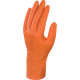 Guanti monouso Delta Plus Veniplus arancio 27 cm nitrile non talcato taglia 8/9  Conf. 50 pezzi - V1