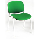 Sedia a 4 gambe Collettività Schienale fisso Unisit verde D5B/2/EV