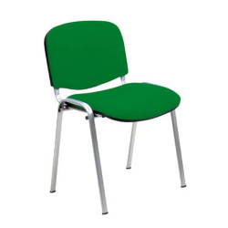 Sedia a 4 gambe Collettività Schienale fisso Unisit verde D5C/2/EV