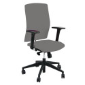 Sedia girevole Semidirezionale Unisit Ergonomica Schienale regolabile up-down grigio - EUE/PT