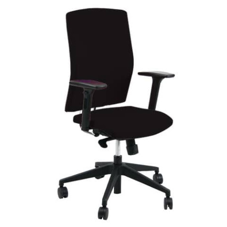 Sedia girevole Semidirezionale Unisit Ergonomica Schienale regolabile up-down nero - EUP/KN