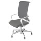 Sedia girevole Semidirezionale Unisit Ergonomica con schienale in rete grigio GTJB/KG