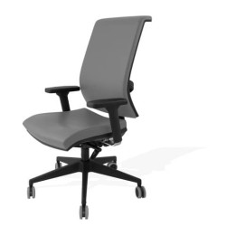 Sedia girevole Semidirezionale Unisit Ergonomica con schienale in rete grigio scuro - GTJE/BR/IT