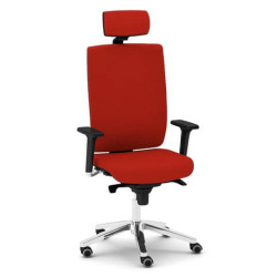 Sedia girevole Semidirezionale Unisit Ergonomica rosso KIPGT/IR