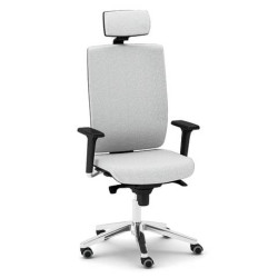 Sedia girevole Semidirezionale Unisit Ergonomica bianco KIPGT/KQ