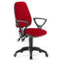 Sedia girevole Operativa Eco Smart Unisit Schienale regolabile up down rosso - LDAY/BR/IR