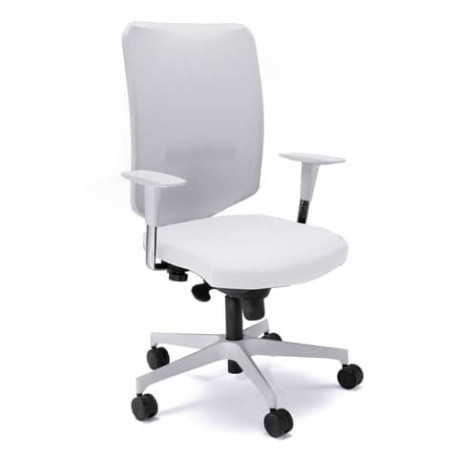 Seduta Semidirezionale Ergonomica Unisit Schienale in rete con supporto lombare bianco - NWB/KQ