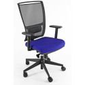 Sedia girevole Semidirezionale Ergonomica Unisit Schienale in rete blu - ZOEA/BR/IB