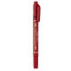 Marcatore permanente doppia punta Pentel Twin Tip tratti F-M rosso N75W-BE