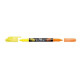 Evidenziatore Pentel Twin Checker a doppia punta 1-3 mm giallo-arancio - SLW8-GF