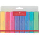 Evidenziatori Faber-Castell Textliner 46 Refill 1-2-5 mm assortiti pastel Conf. 8 pezzi - 154609