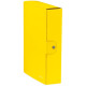 Scatola portaprogetti Leitz WOW in cartone - dorso 8 cm - formato 25x35 cm giallo metallizzato 39670