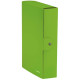 Scatola portaprogetti Leitz WOW in cartone - dorso 8 cm - formato 25x35 cm lime metallizzato 3967005