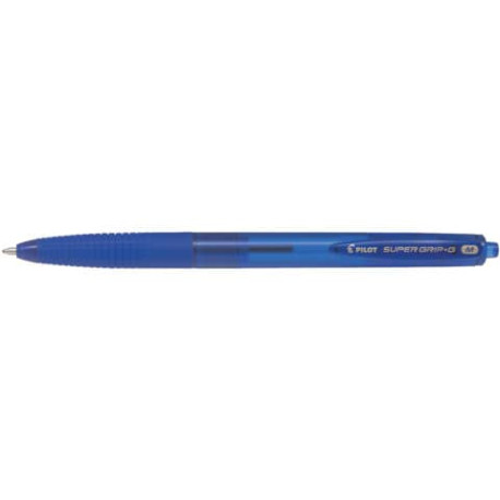 Penna a sfera a scatto Pilot Super Grip G punta M blu 1615