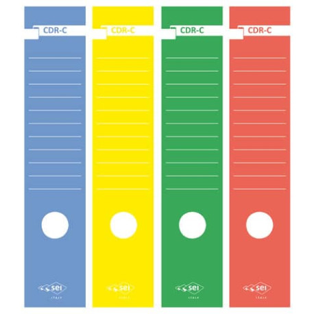 Copridorso autoadesivi Sei Rota CDR-C 7x34,5 cm blu Conf. 10 pezzi - 58012707