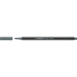 Pennarelli Stabilo Pen 68 metallic 1 mm  argento - 68/805