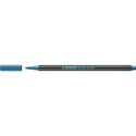 Pennarelli Stabilo Pen 68 metallic 1 mm  blu metallizzato - 68/841