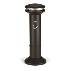 Posacenere a colonna Rubbermaid Infinity™ Ultra nero H 105 cm - Ø 40 cm FG9W3400BLA