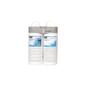 Ricarica profumatore Rubbermaid Microburst Duet Clean Sensi e freschezza 2x121 ml - Conf. 2 pezzi - 