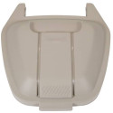 Coperchio per bidone portarifiuti Rubbermaid Mobile Bin 100 L beige R002220