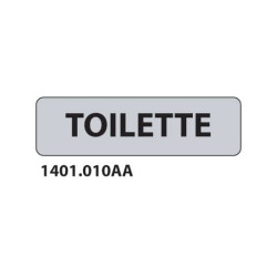 Cartello "Toilette"  1401.010AA