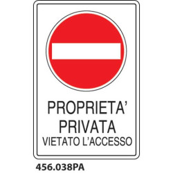 Cartello "Proprietà Privata"  456.038PA