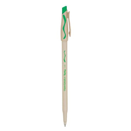 Penne a sfera stick Paper Mate Replay cancellabile M 1 mm verde S0183001