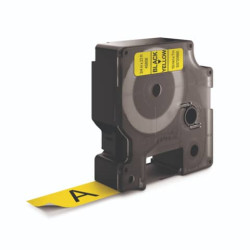 Nastro per etichettatrici Dymo D1 19 mm x 7 m nero/giallo S0720880