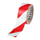 Nastro per segnaletica 3M in vinile 33m x 50,8 mm. rosso/bianco 767I