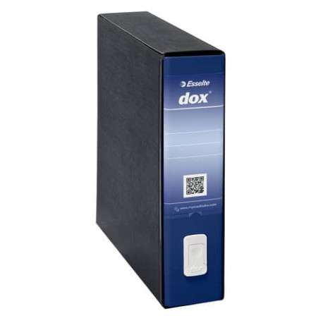 Registratore a leva DOX9 formato speciale 35,5x31,7 cm - dorso 8 cm trattata antimpronta blu - 00021