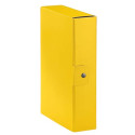 Cartelle portaprogetti Esselte C28 EUROBOX dorso 8 cm presspan biverniciato giallo- 390328090