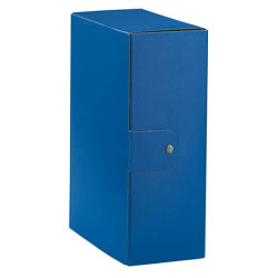 Cartella portaprogetti Esselte C32 EUROBOX dorso 12 cm presspan biverniciato blu - 390332050