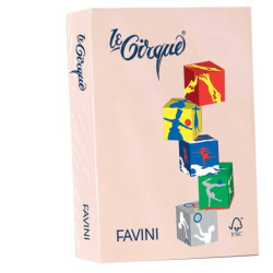 Carta colorata FAVINI LE CIRQUE per tutte le tecnologie di stampa 80 g/m² A4 salmone 103  500 fogli 