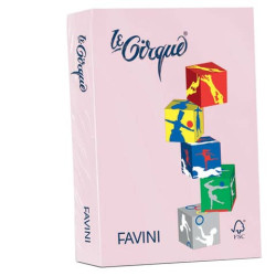 Carta colorata FAVINI LE CIRQUE per tutte le tecnologie di stampa 80 g/m² A4 rosa 108  500 fogli - A