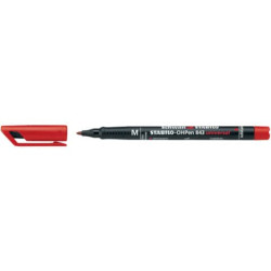 Penna Stabilo OHPen universal Medio (M) 1 mm rosso 843/40