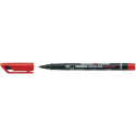 Penna Stabilo OHPen universal Medio (M) 1 mm rosso 843/40