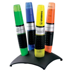 Evidenziatori Stabilo Luminator 2-5 mm assortiti set da scrivania da 4 - 7104-2