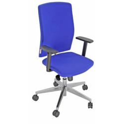 Sedia girevole Semidirezionale Unisit Ergonomica Schienale regolabile up-down blu - EUP/BR/EB