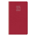 Agenda Settimanale 2022 8x14 cm Madrid rosso inglese 0552SPEC-RI