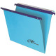 Cartelle sospese orizzontali per cassetti Linea Joker 39 cm fondo V - blu conf. 25 pezzi - 400/395 L