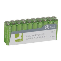 Batterie alcaline Q-Connect AAA  conf. 20 pezzi KF10849