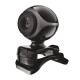 Webcam EXIS Trust con microfono integrato - nero/argento 17003