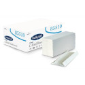 Asciugamani interfogliati piagatura a C Bulkysoft 23x31 cm bianco Cf. 20 fascette da 153 fogli - 855